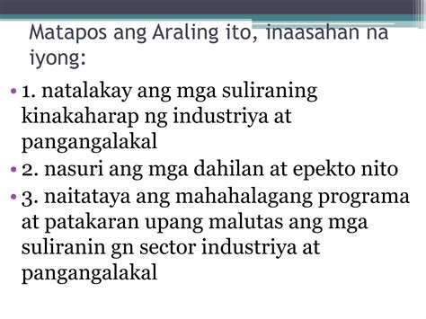 sektor ng industriya drawing easy|15. mga suliranin at programa sa industriya at pangangalakal.
